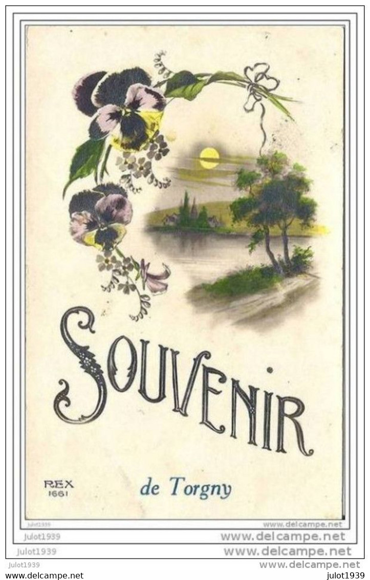 TORGNY ..--  Souvenir De ....1933 Vers MUSSY ( Mme PAQUIS - BODEUX ) . Voir Verso . - Rouvroy