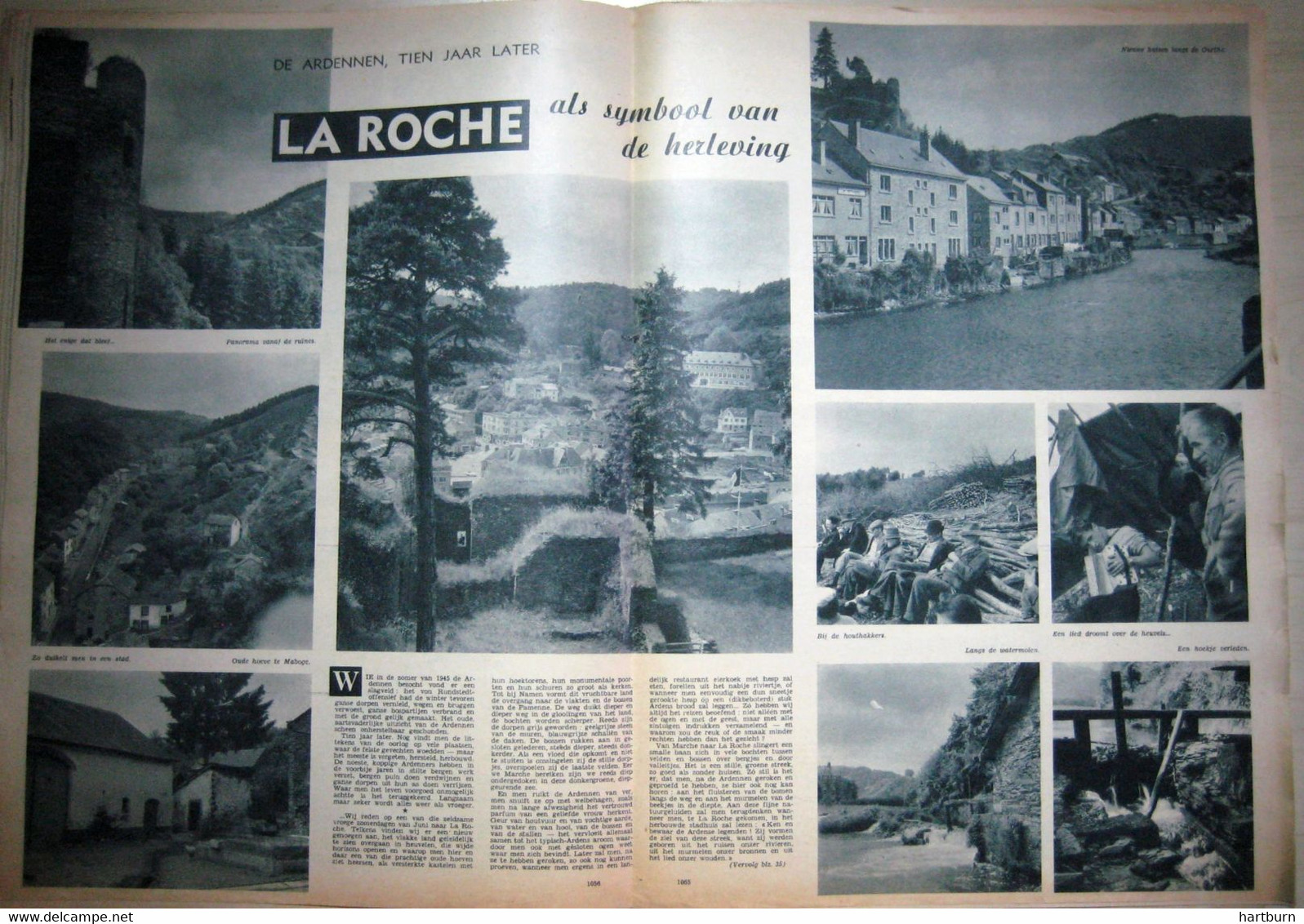 La Roche (07.07.1955) La Roche-en-Ardenne, Aan De Oever Van De Ourthe - Other & Unclassified