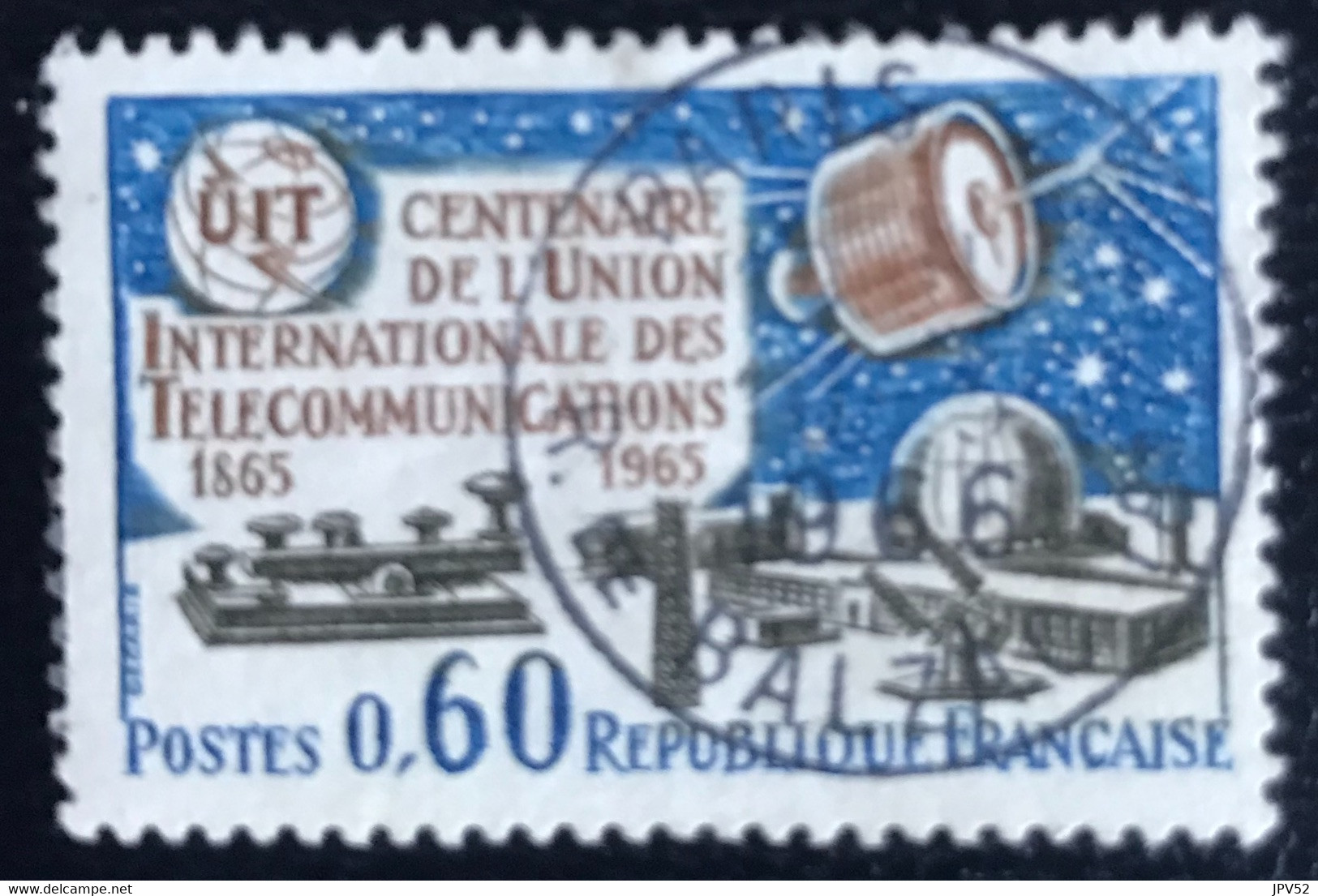 République Française - P4/8 -(°)used - 1965 - Michel 1510 - 100 Jaar UIT - Usati