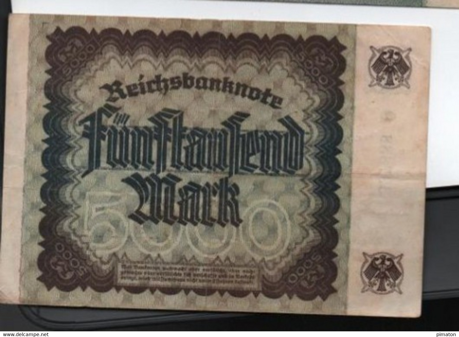 Billet De 5000 MARK ( 1922 ) - 5000 Mark