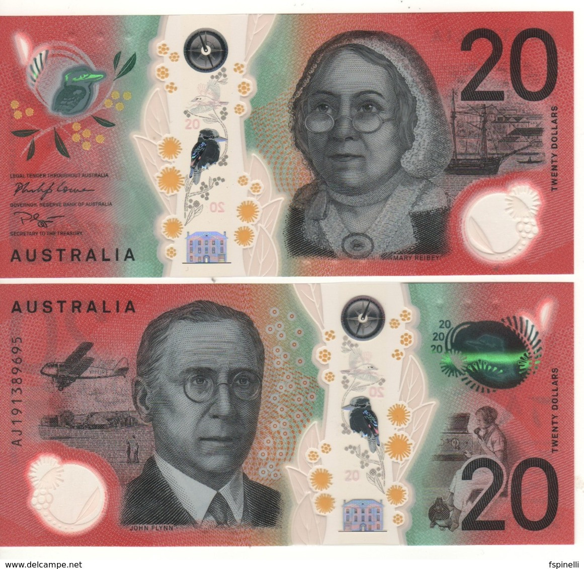 AUSTRALIA   Just Issued  New $ 20   POLIMER  (issued Sept 2019) - 2005-... (Polymer)