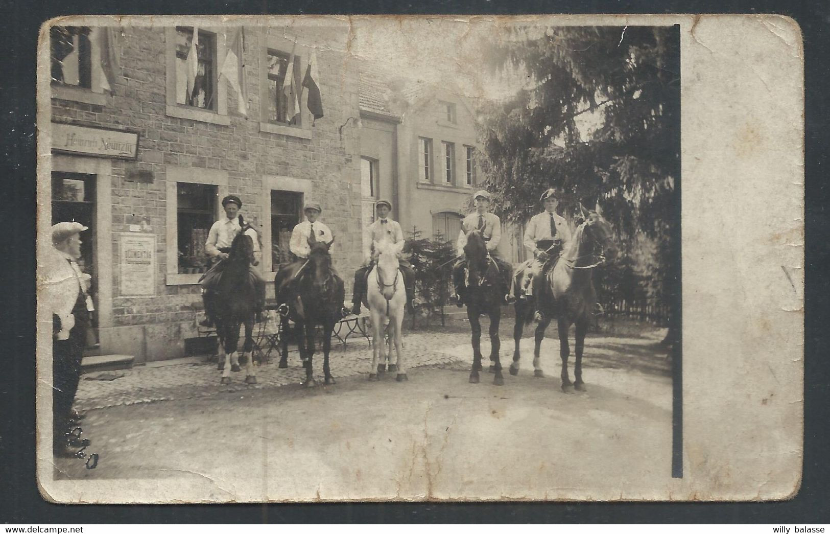 +++ Photo Carte - Foto Kaart - RAEREN ? - Hommes à Cheval  // - Raeren