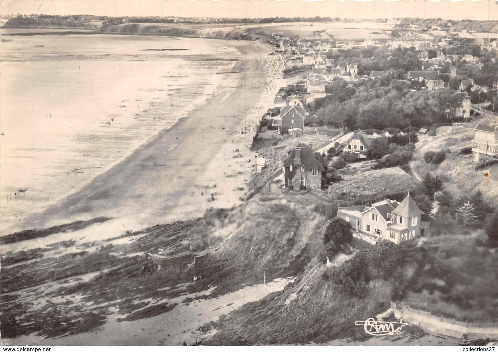 50-SAINT-PAIR-SUR-MER- VUE AERIENNE LES ROCHERS ST-GAUD ET LA PLAGE - Saint Pair Sur Mer