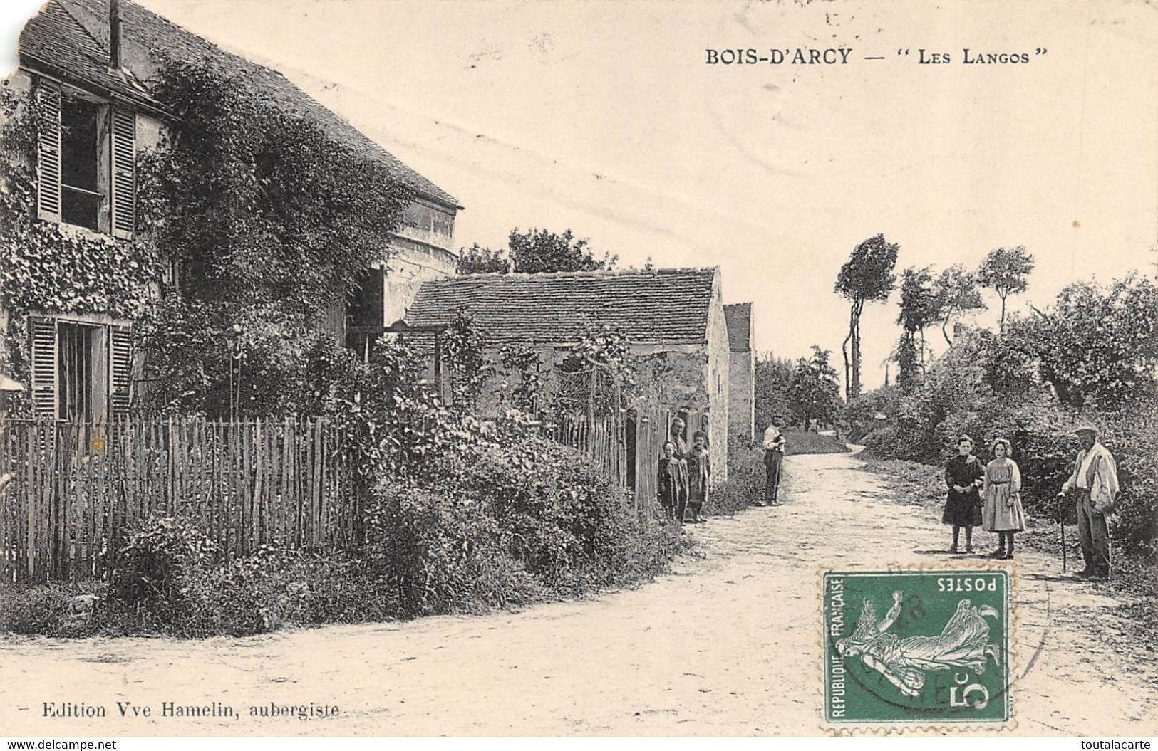 CPA 75 BOIS D ARCY LES LANGOS - Bois D'Arcy