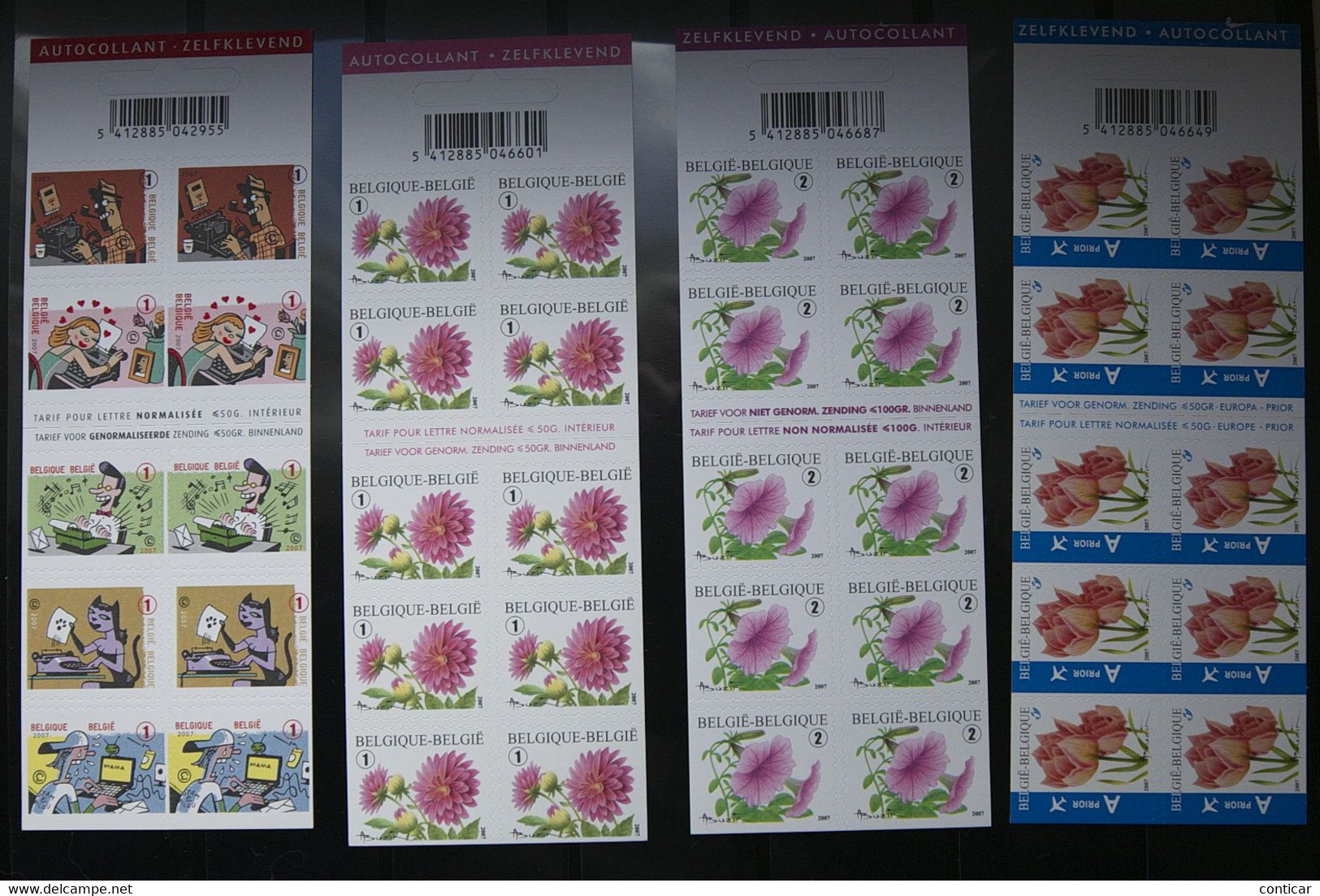 Timbres Neufs De Belgique – COB 3599 à 3740 – Année Complète 2007 Avec Blocs Et Carnets - Full Years