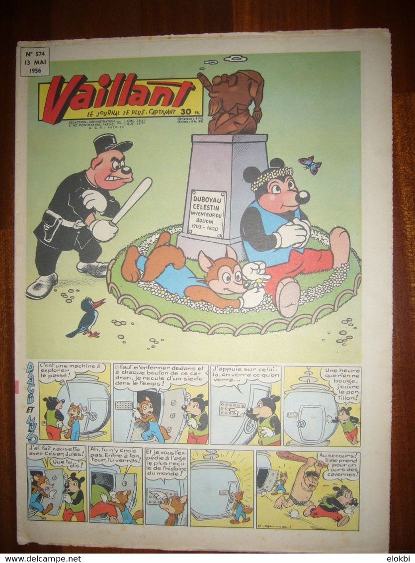 Vaillant N°574 Du 13 Mai 1956 - Vaillant