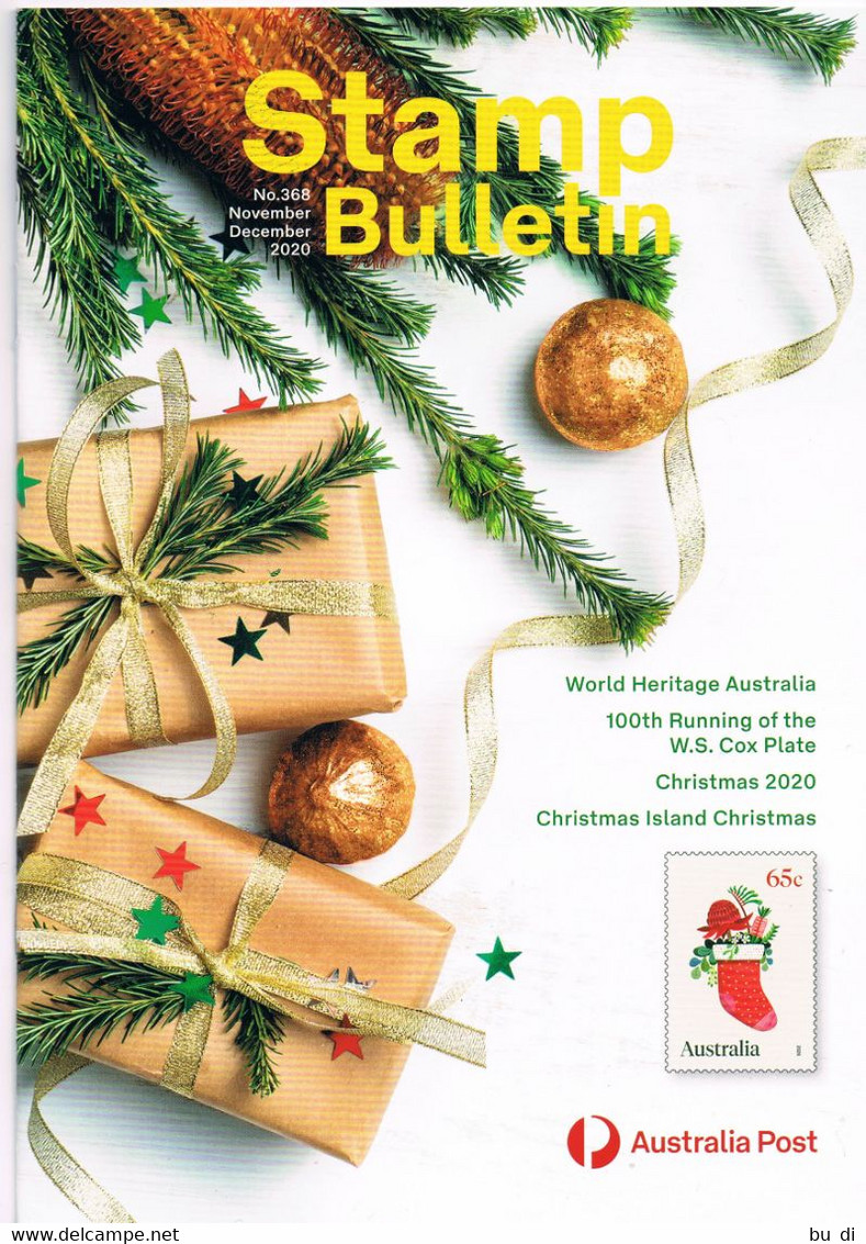 Australien - Australia - Stamps Bulletin - November / Dezember 2020 - Englisch, Christmas, Noel - Anglais (àpd. 1941)