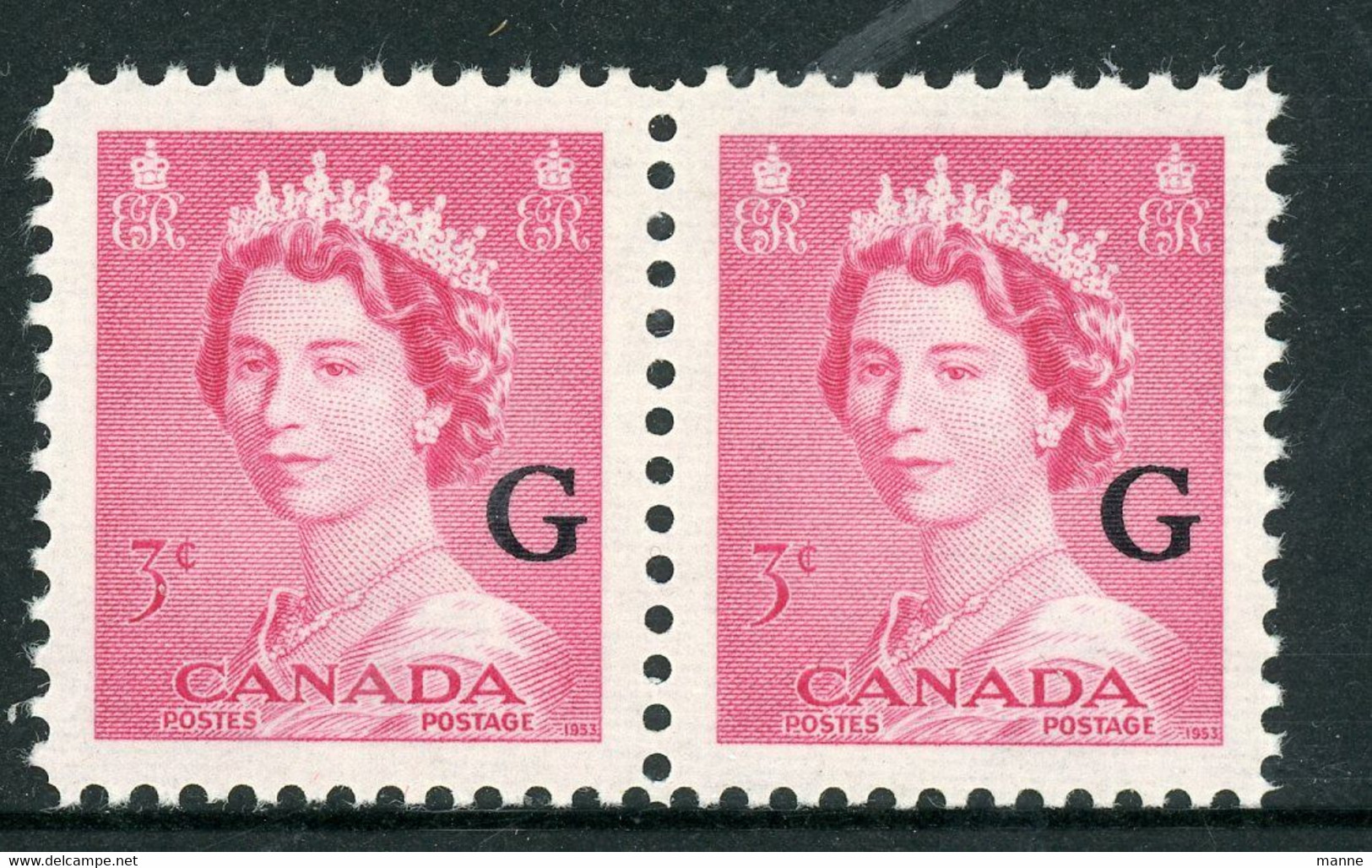 Canada MNH 1953 OVERPRINTED - Aufdrucksausgaben