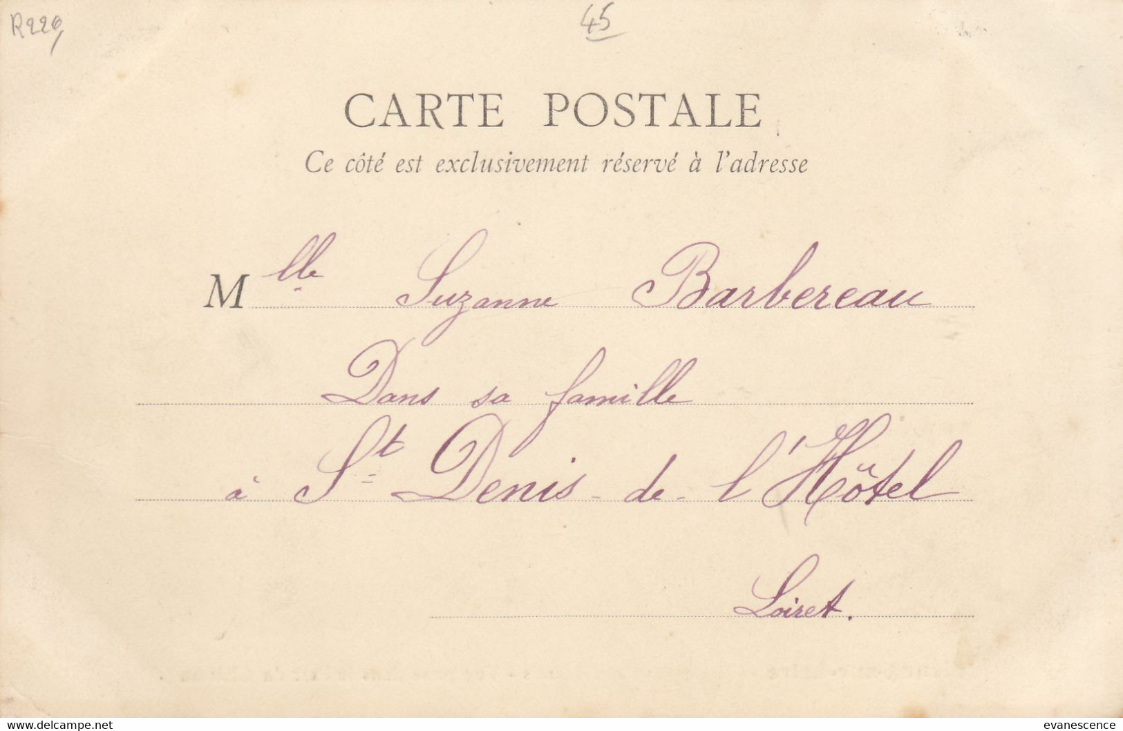 45   Meung Sur Loire : La Mauve Aux Marais  , Pionnière     ///  Ref. Nov. 20 /// N° 13.439 - Altri & Non Classificati