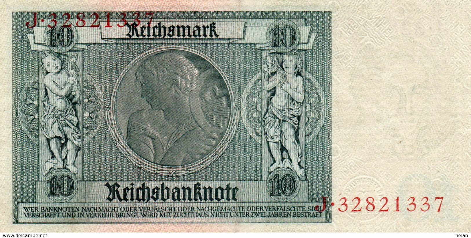 GERMANY- 10 MARK 1929  P-180a   Xf+aunc - 10 Mark