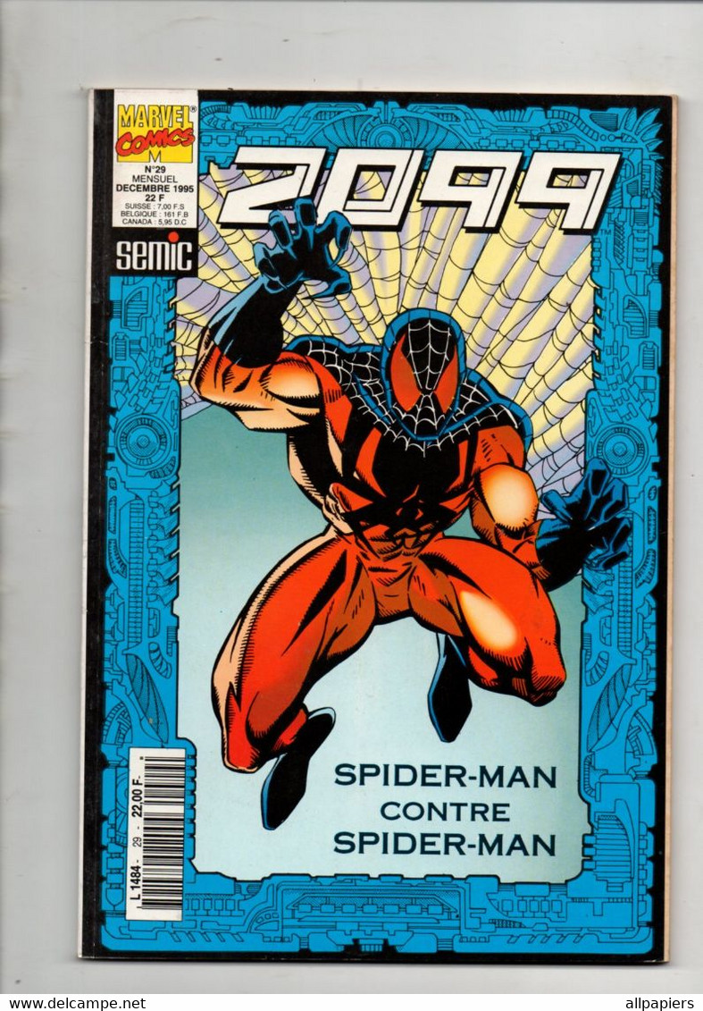 Comics 2099 N°29 Ghost Rider 12 - Spider-Man 30 - Fatalis 28 - X-Men 19 - éditions Semic De 1995 - Lug & Semic