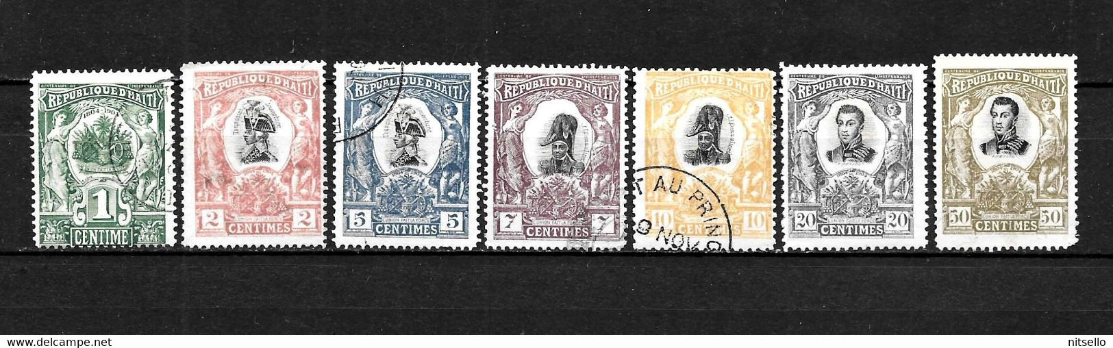 LOTE 2161 /// HAITI 1904 - N° 77/83 - ¡¡¡ OFERTA - LIQUIDATION - JE LIQUIDE !!! - Haïti