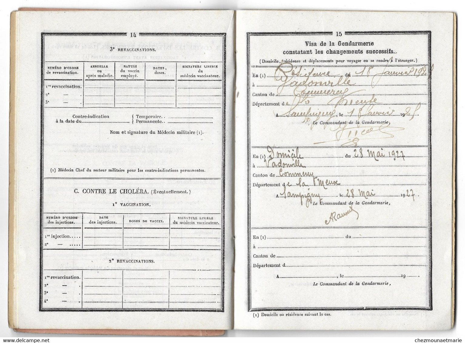 HERTE JUSTIN NE EN 1902 A WALLINGEN VITRY SUR ORNE MECANICIEN MOULEUR - LIVRET MILITAIRE 11 REGIMENT D AVIATION