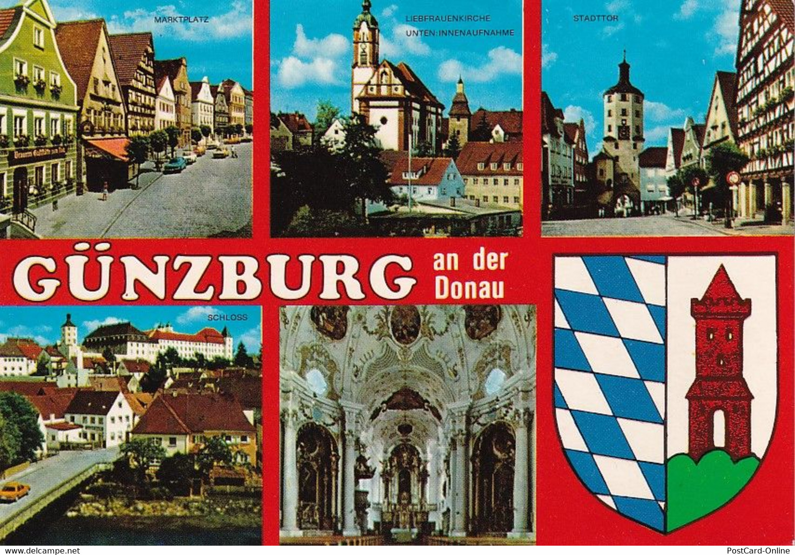 39 - Deutschland - Günzburg An Der Donau , 8870 , Liebfrauenkirche - Gelaufen 1977 - Guenzburg