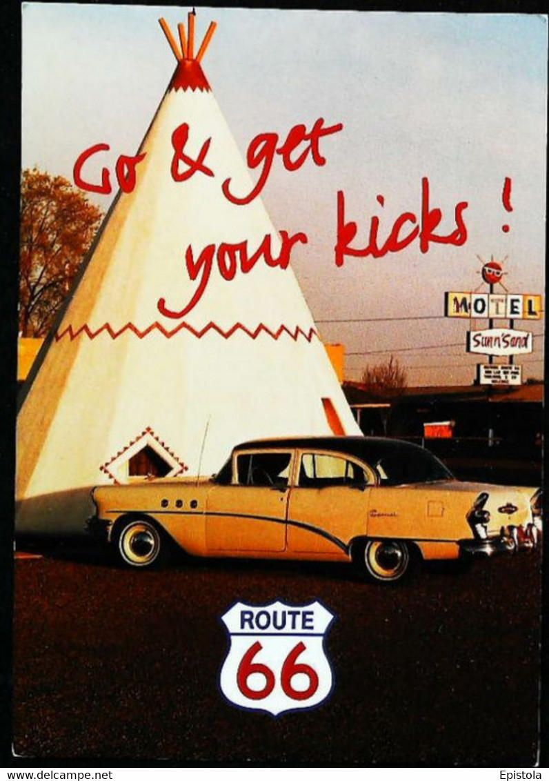 ► BUICK   Riviera & Indian  Tipi "Route 66" - Ruta ''66' (Route)