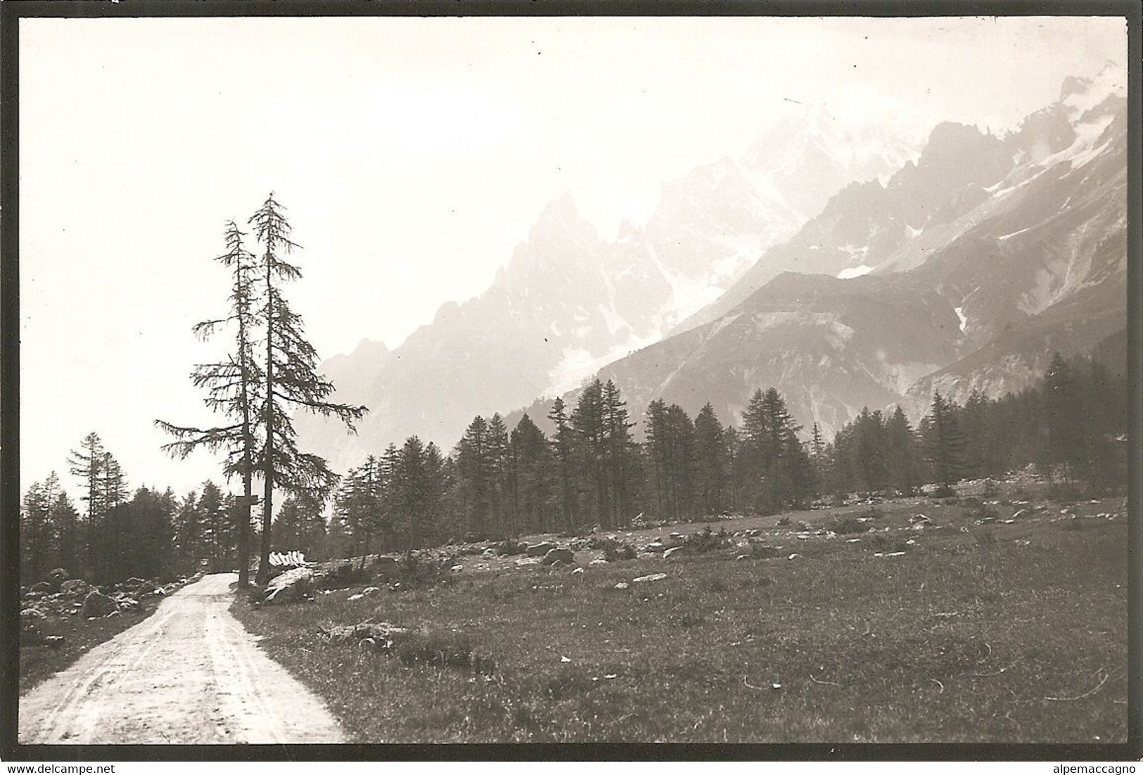 FOTO Di PROVA Per STAMPA CARTOLINE - CATENA MONTE BIANCO - COURMAYEUR - VALLE D'AOSTA - (rif. FT09) - Places