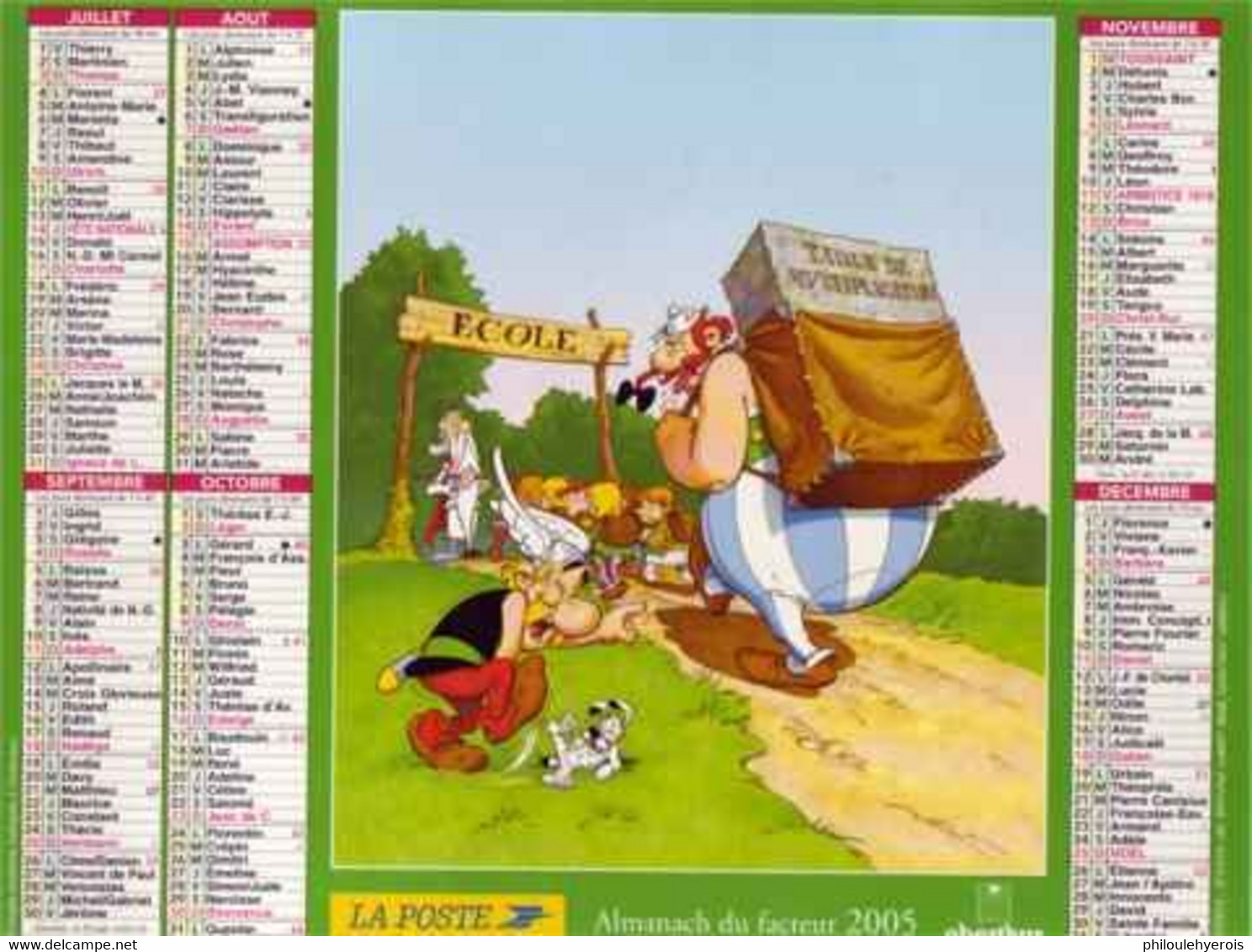 CALENDRIER 2005 ASTERIX Et OBELIX Goscinny Et Uderzo - Formato Grande : 2001-...