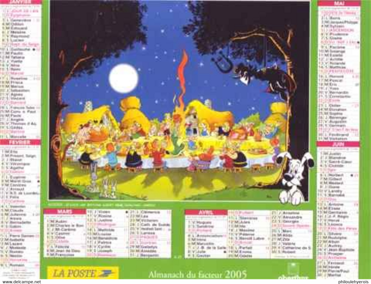 CALENDRIER 2005 ASTERIX Et OBELIX Goscinny Et Uderzo - Formato Grande : 2001-...