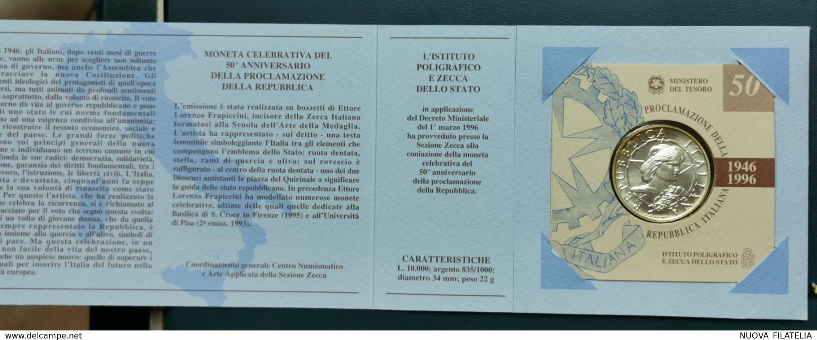 ITALIA 1996 PROCLAMAZIONE DELLA REPUBBLICA - Commemorative