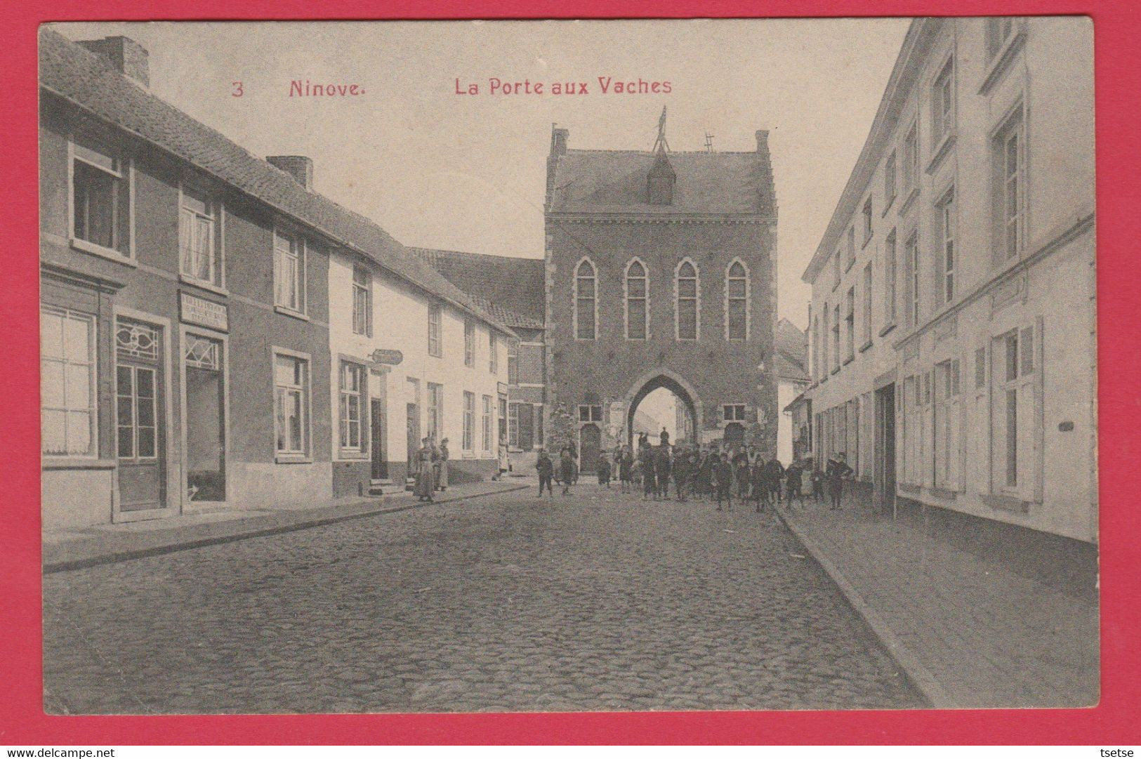 Ninove - La Porte Aux Vaches ... Geanimeerd ( Verso Zien ) - Ninove