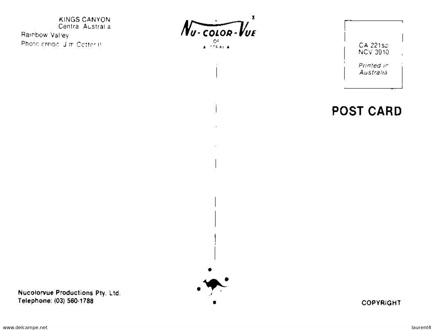 (W 15) Australia - NT - Kings Canyon - Unclassified