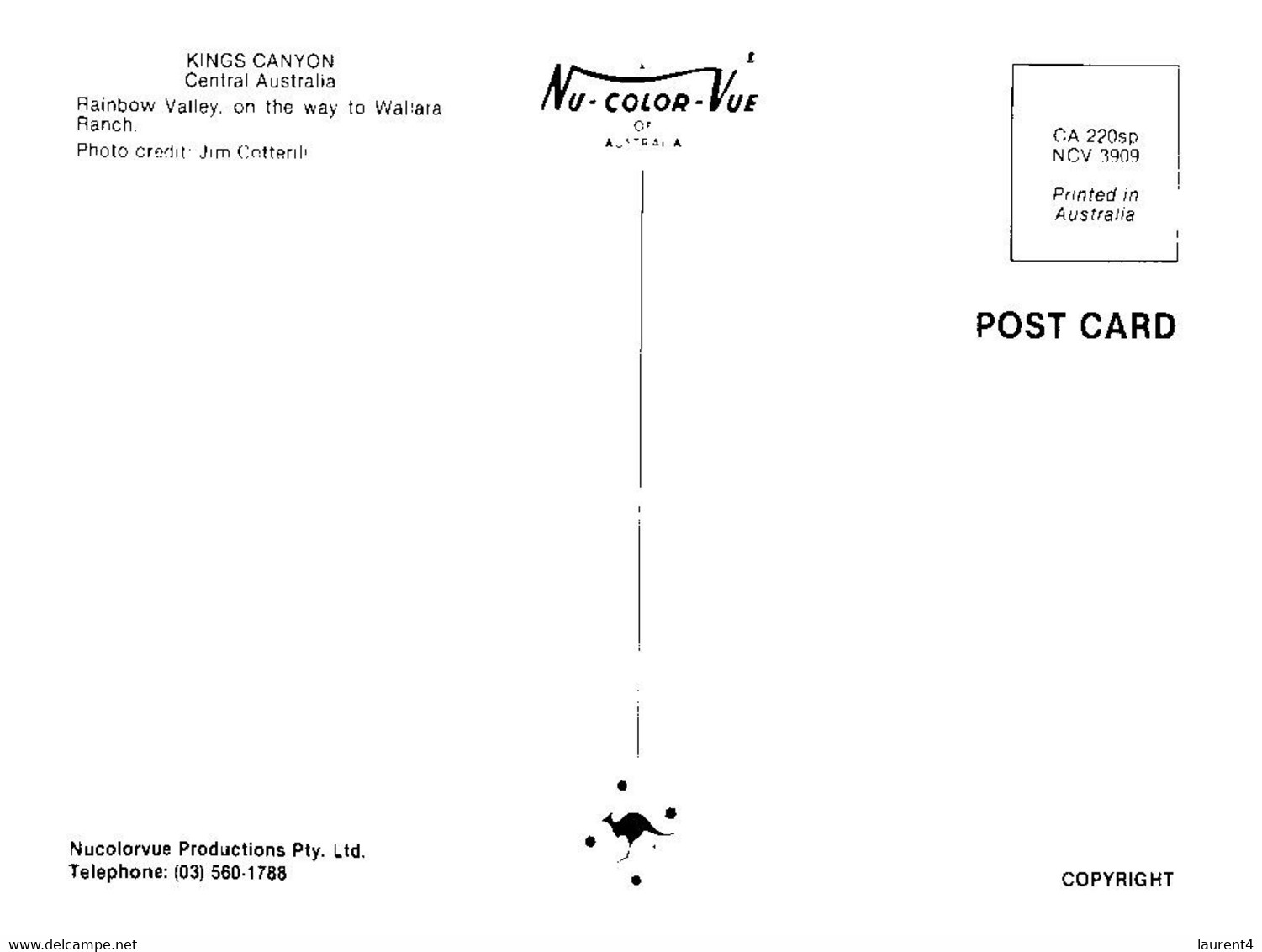 (W 15) Australia - NT - Kings Canyon - Unclassified