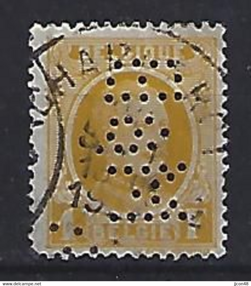 Belgium 1926-27  Perfins  (o)  Mi.212  (M&B) - 1909-34