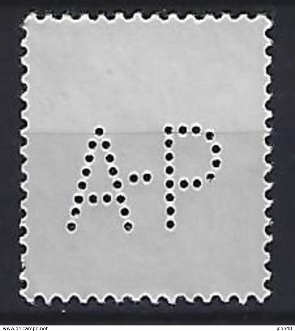 Belgium 1958-72  Perfins  (o)  Mi.1127  (A..P) - 1951-..