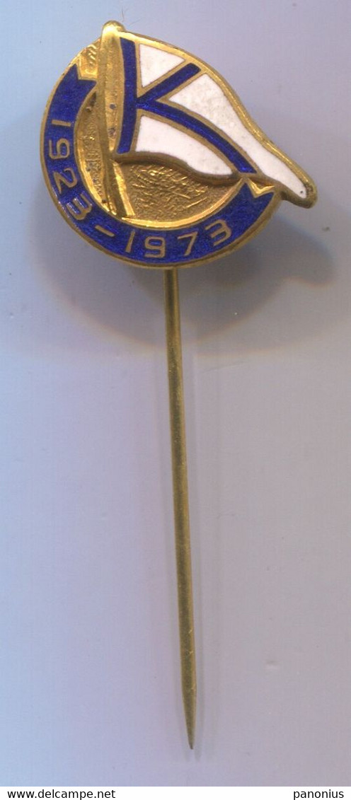 ROWING CANOE KAYAK - VK KRKA ŠIBENIK  CROATIA, VINTAGE PIN, BADGE, ABZEICHEN, ENAMEL - Rudersport