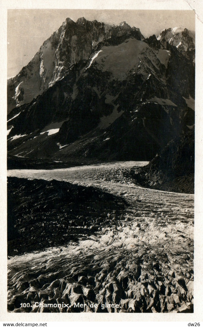Chamonix, La Mer De Glace - Carte-photo N° 100 De La Société Graphique Neuchatel, Non Circulée - Mountaineering, Alpinism