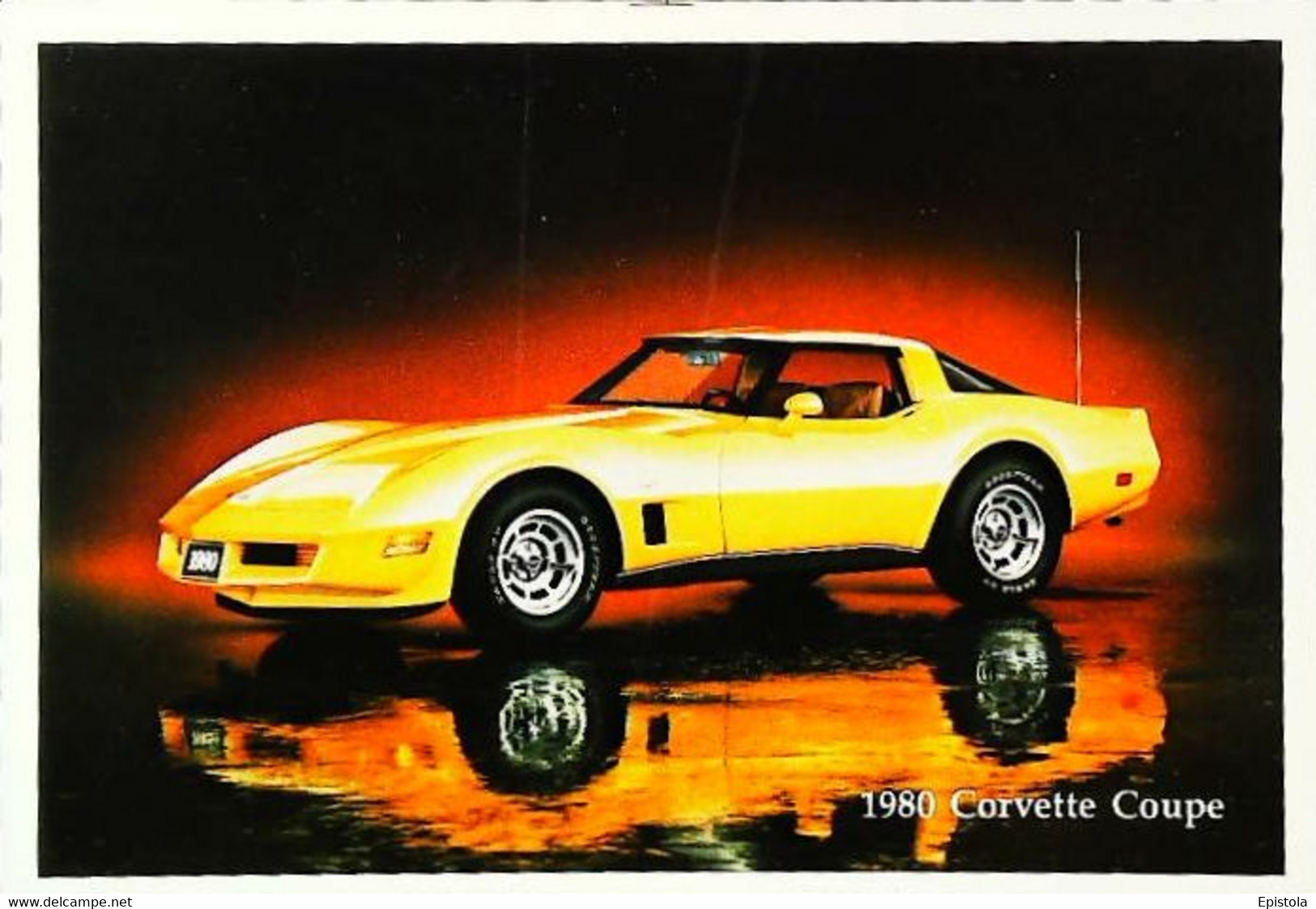 ► CORVETTE Chevrolet 1980 - Publicité Automobile Américaine (Litho. U.S.A.) - Roadside - American Roadside
