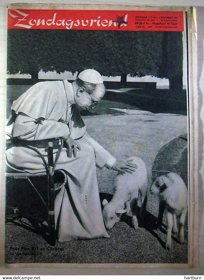 Paus Pius XII Christus (08.12.1955) Vaticaan, Rome, Italie, Italy Eugenio Maria Giuseppe Giovanni Pacelli - Altri & Non Classificati