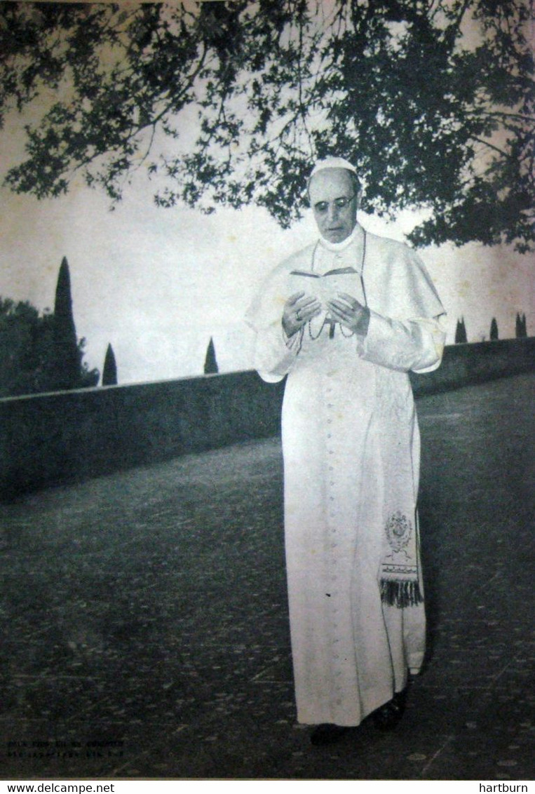 Paus Pius XII Christus (08.12.1955) Vaticaan, Rome, Italie, Italy Eugenio Maria Giuseppe Giovanni Pacelli - Autres & Non Classés