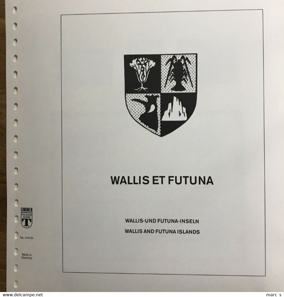 WALLIS FUTUNA - W&F - FEUILLES LINDNER 2001 2002 2003 COMPLET - ETAT NEUF - Verzamelingen & Reeksen