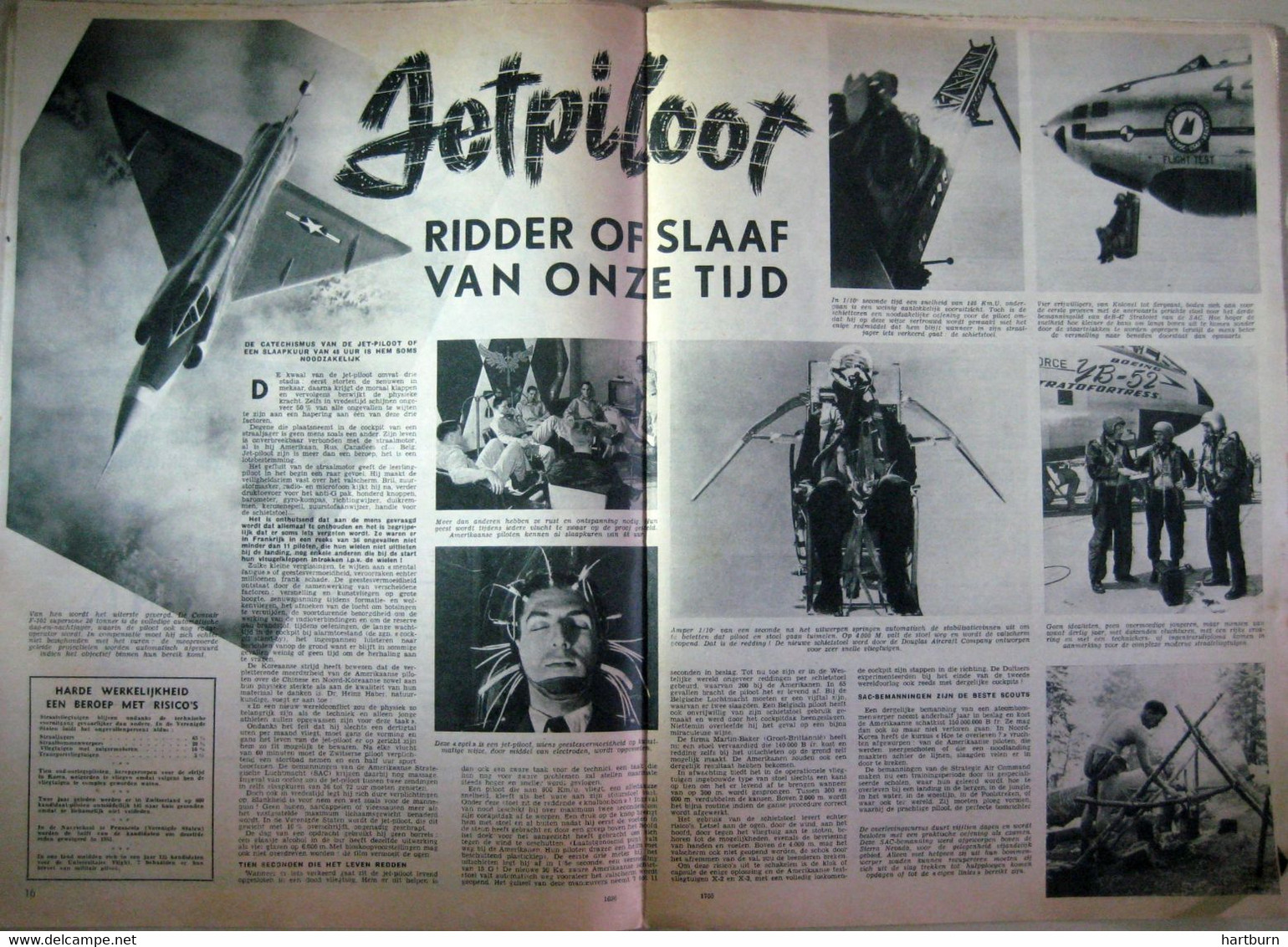 Jetpiloot, Ridder Of Slaaf Van Onze Tijd. Vliegtuig, Straaljager, Luchtvaart (27.10.1955) - Other & Unclassified