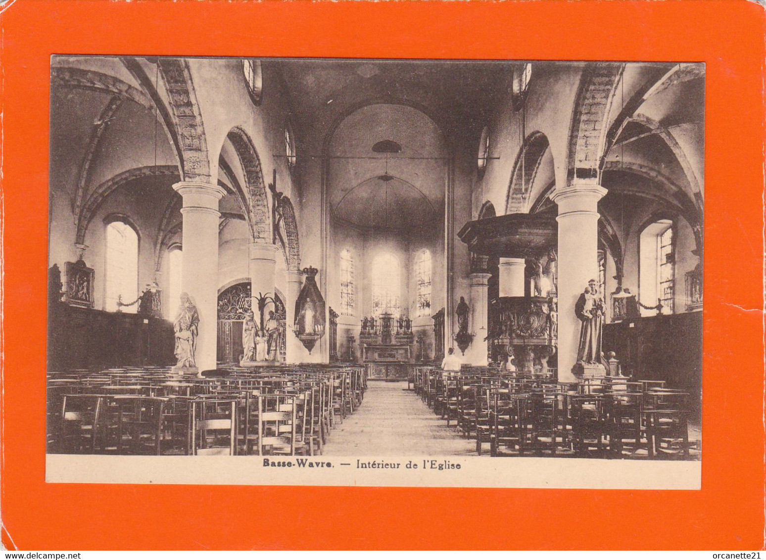 Basse-Wavre  -  Intérieur De L' Eglise - Wavre