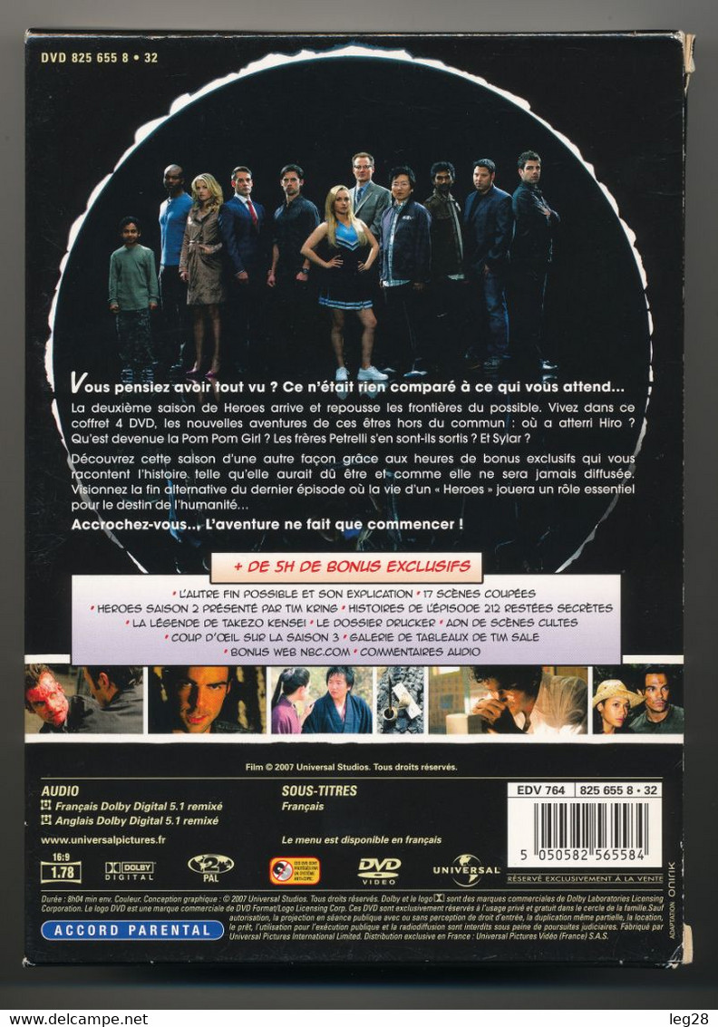HEROES  SAISON 2  4 DVD - TV-Serien