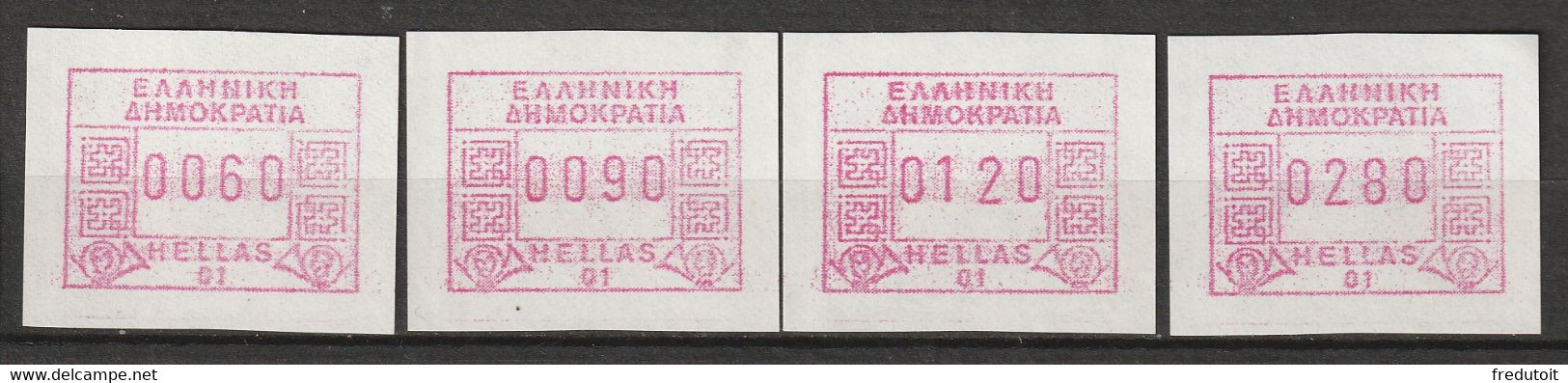 GRECE - Timbres De Distributeurs : ATM/Frama - N°9 ** (1991-92) 01 Kypseli - Automaatzegels [ATM]