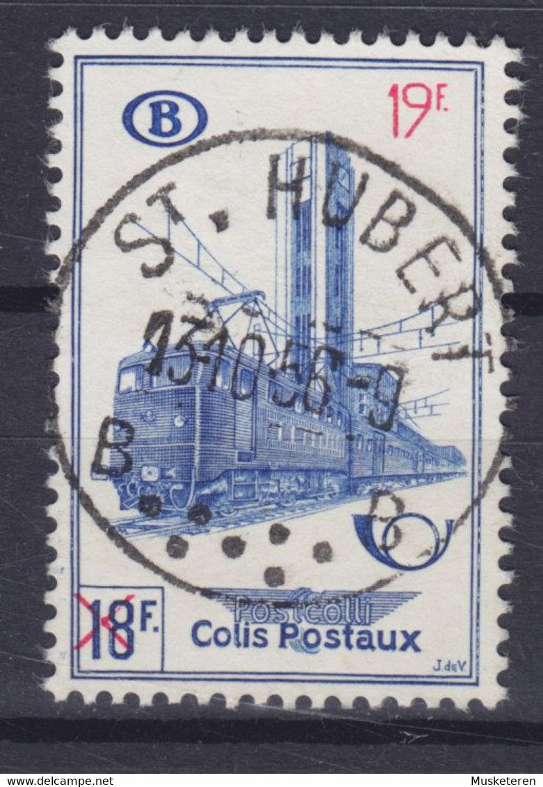 Belgium Postpaketmarke 1956 Mi. 45    19 Fr. On 18 Fr. Colis Posteaux Deluxe ST. HUBERT Cancel !! - Otros & Sin Clasificación