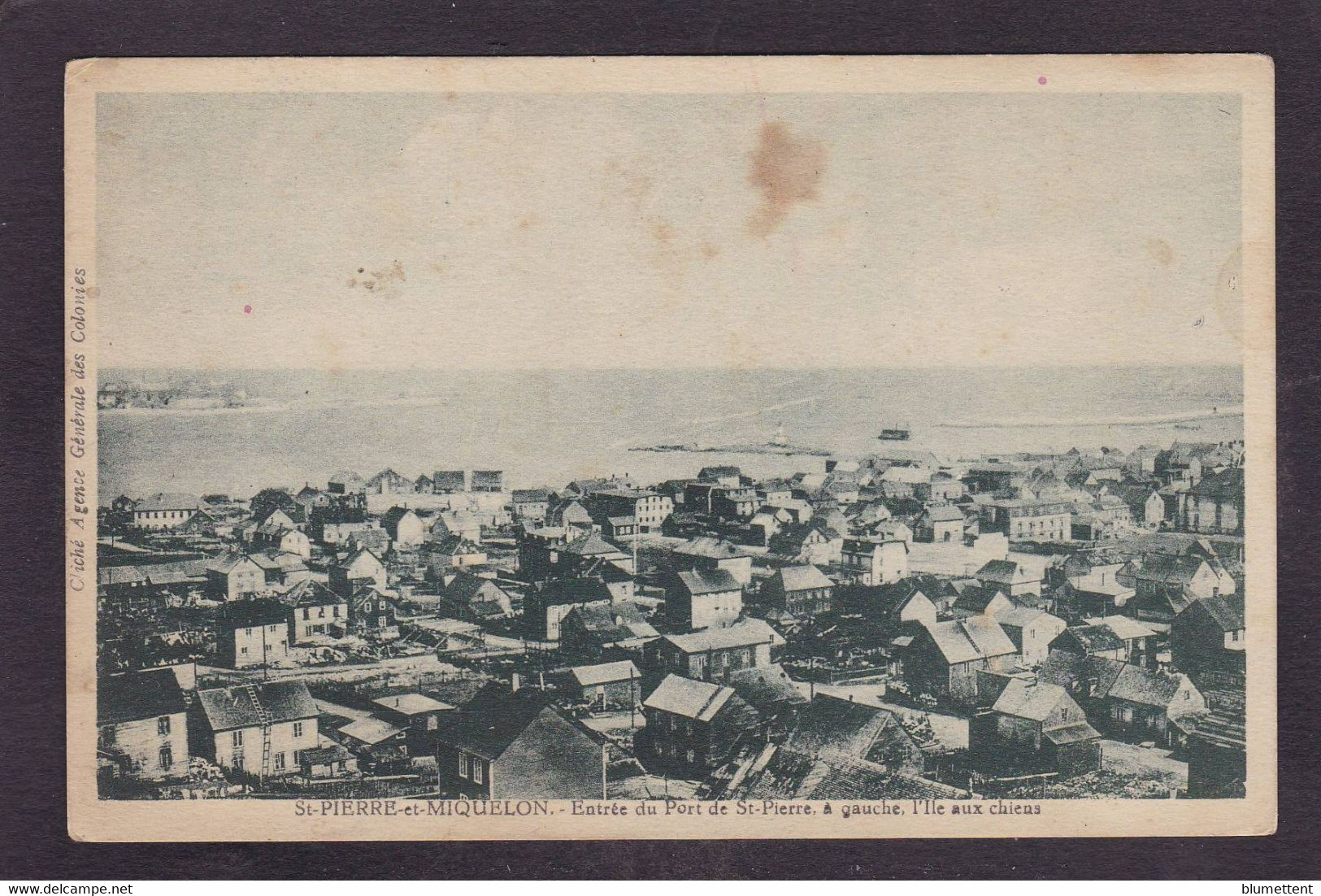 CPA Saint-Pierre-et-Miquelon écrite - Saint Pierre And Miquelon