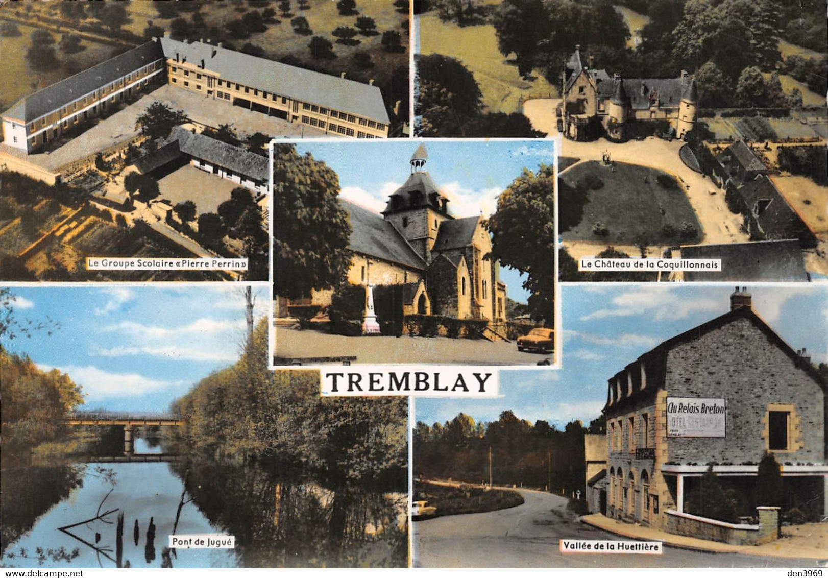 TREMBLAY - Groupe Scolaire Pierre Perrin - Pont De Jugué - Vallée De La Huettière - Château De La Coquillonnais - Eglise - Tremblay En France