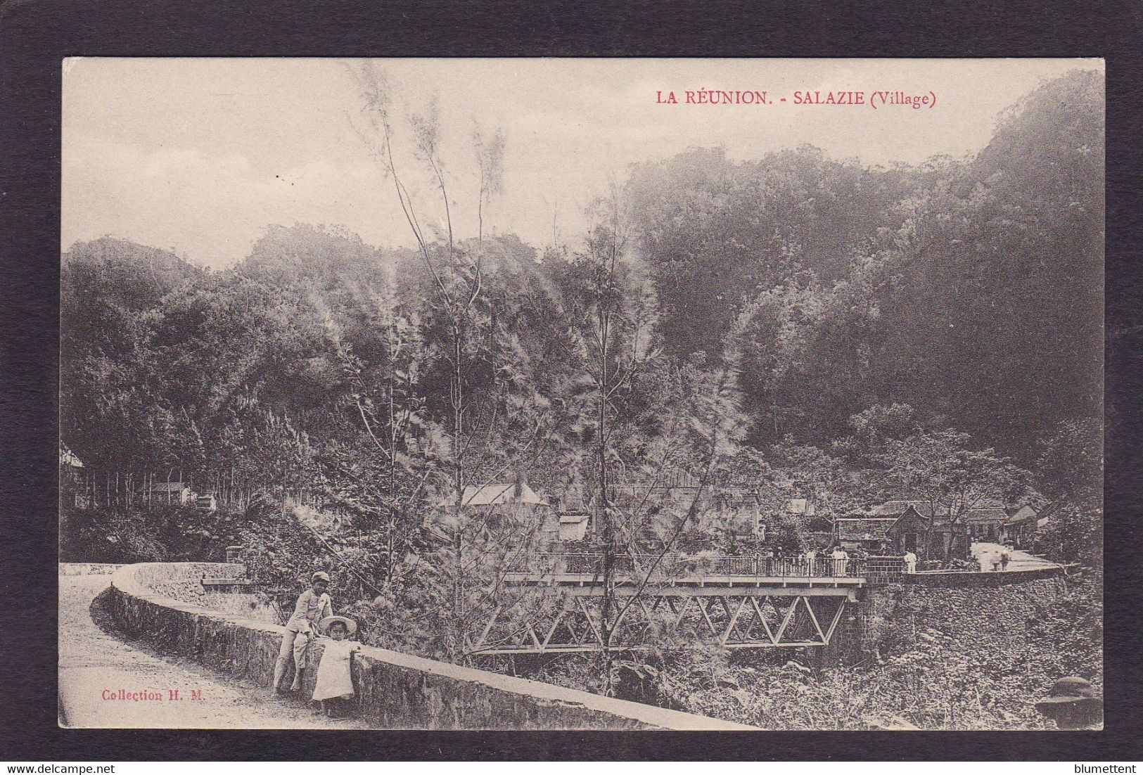 CPA Ile De La Réunion écrite Salazie - Andere & Zonder Classificatie