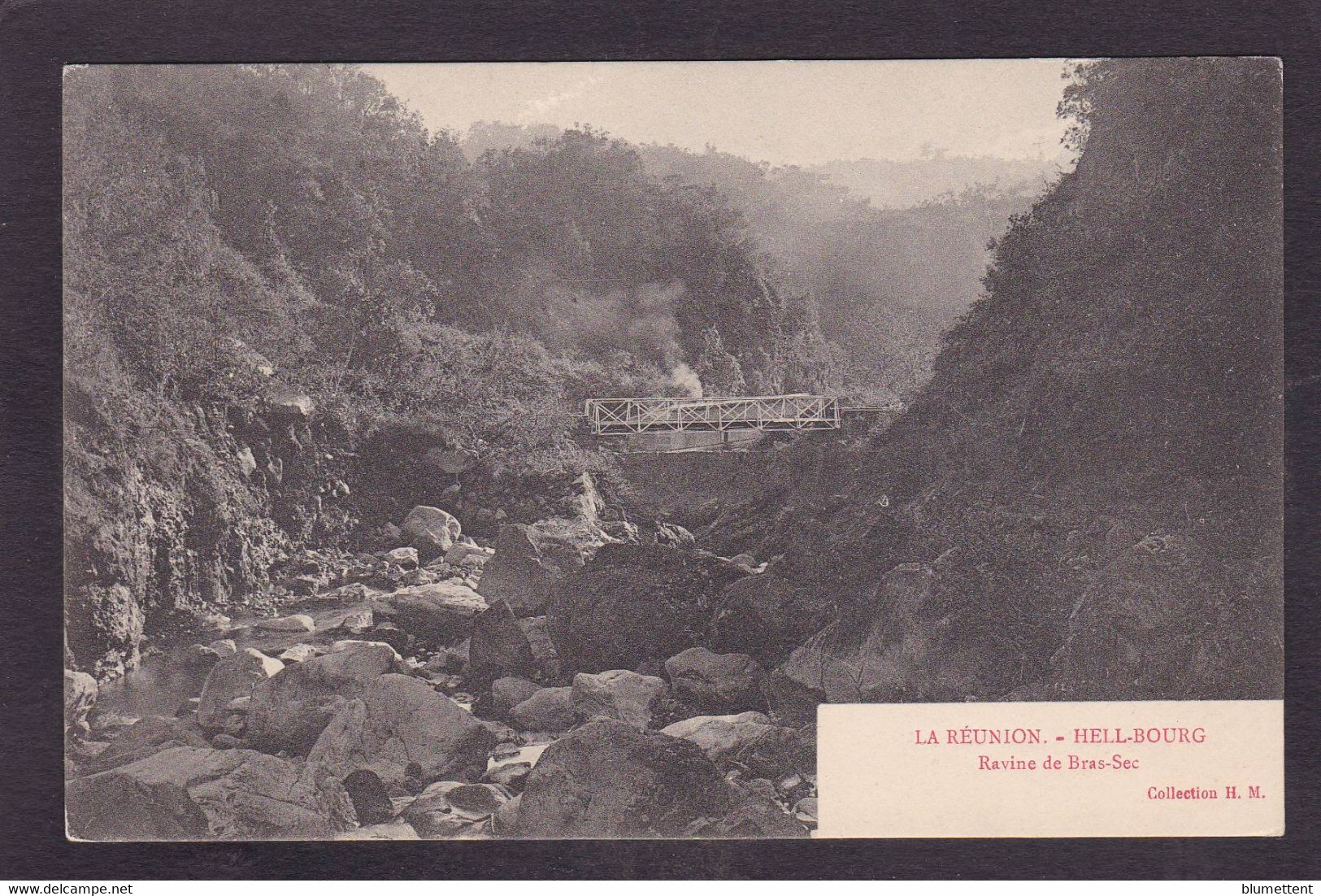 CPA Ile De La Réunion écrite Hell Bourg - Other & Unclassified