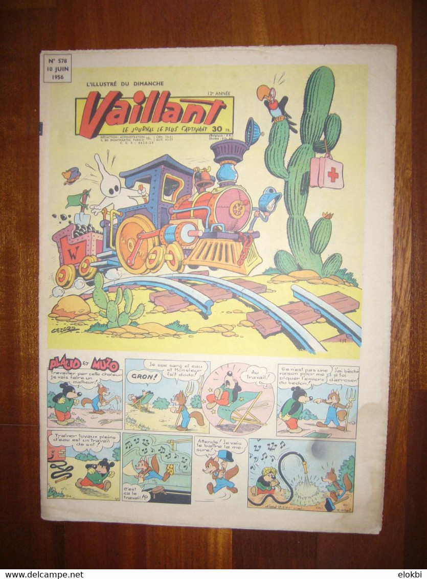 Vaillant N°578 Du 10 Juin 1956 - Vaillant