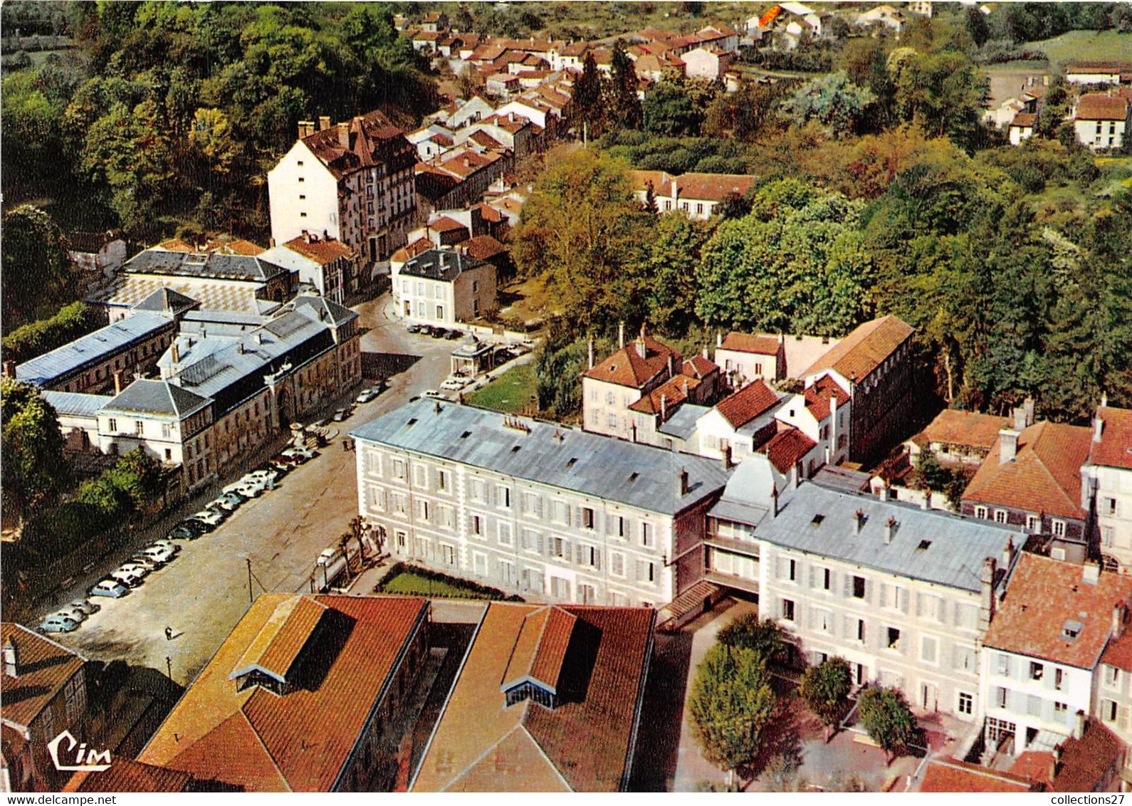 52-BOURGONNE-LES-BAINS-  QUARTIER THERMAL  VUE AERIENNE - Bourbonne Les Bains