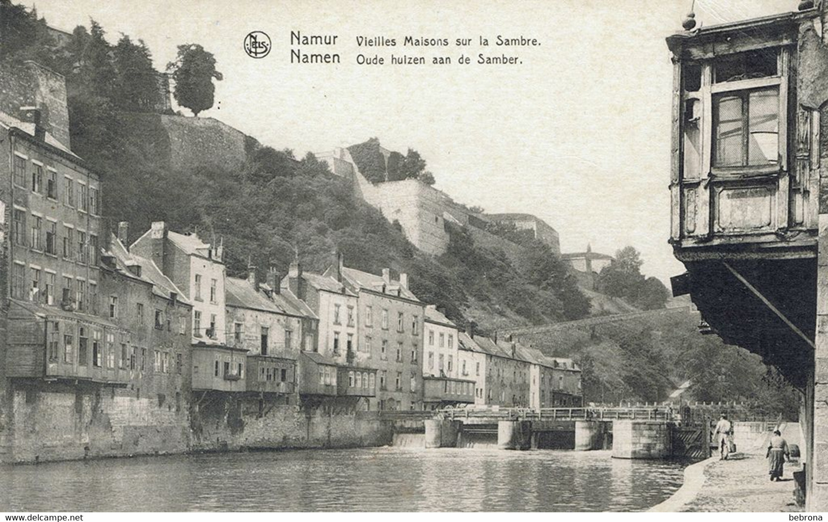 Namen - Namur - Oude Huizen Aan De Samber - Vieilles Maisons Sur La Sambre - 1922 - Carte D'honneur - Erekaart - Namur