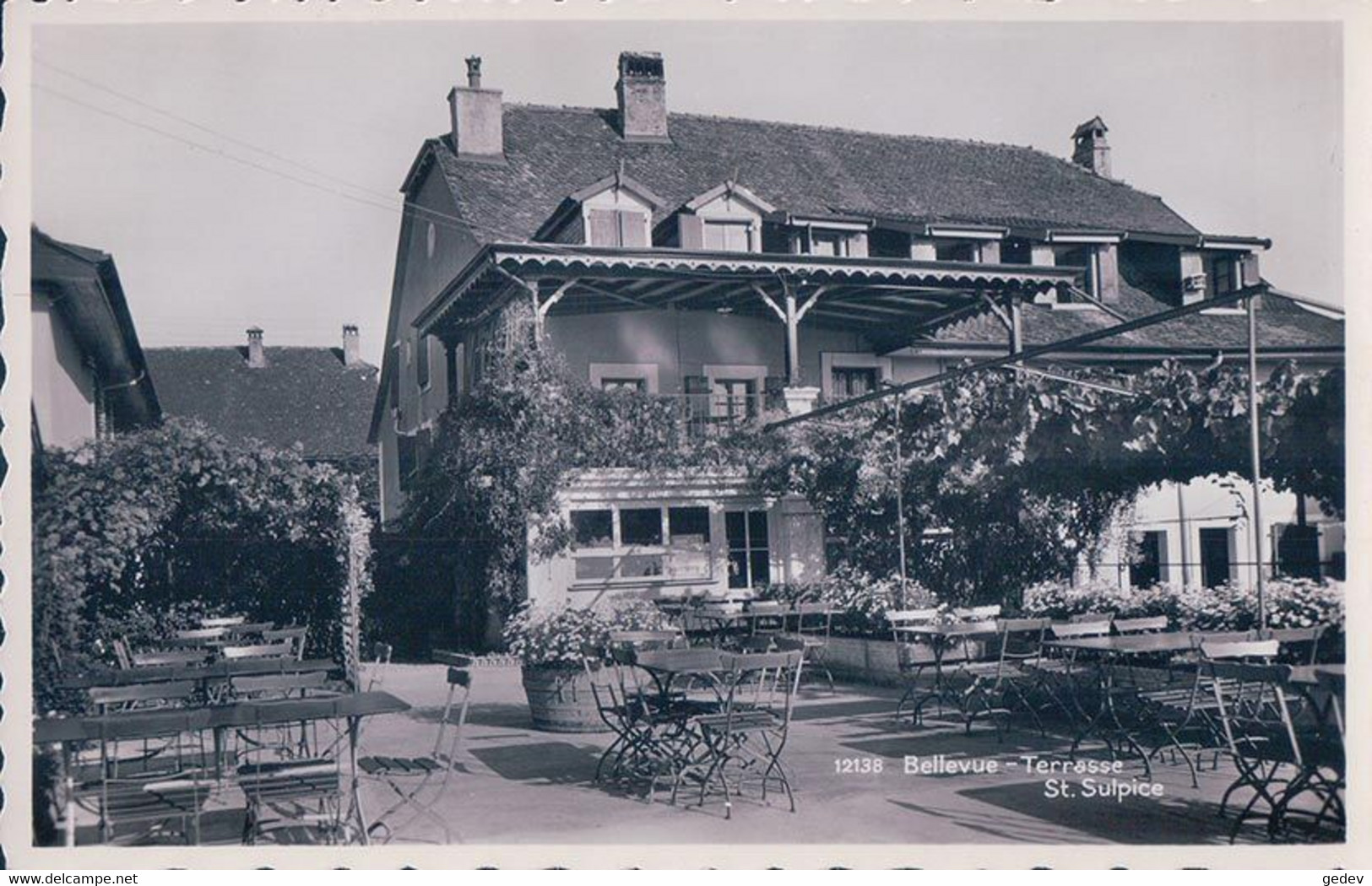 St Sulpice VD, Auberge Bellevue Terrasse (12138) - Saint-Sulpice