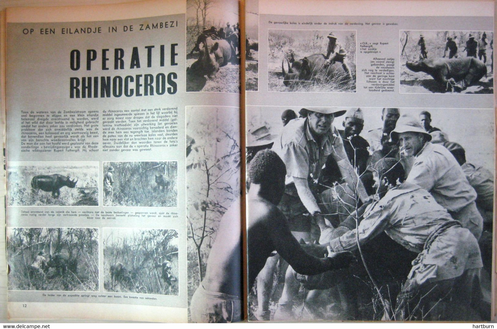 Operatie Rhinoceros (13.05.1965) De Zambezi Is Een Rivier In Zuidelijk Afrika. - Otros & Sin Clasificación