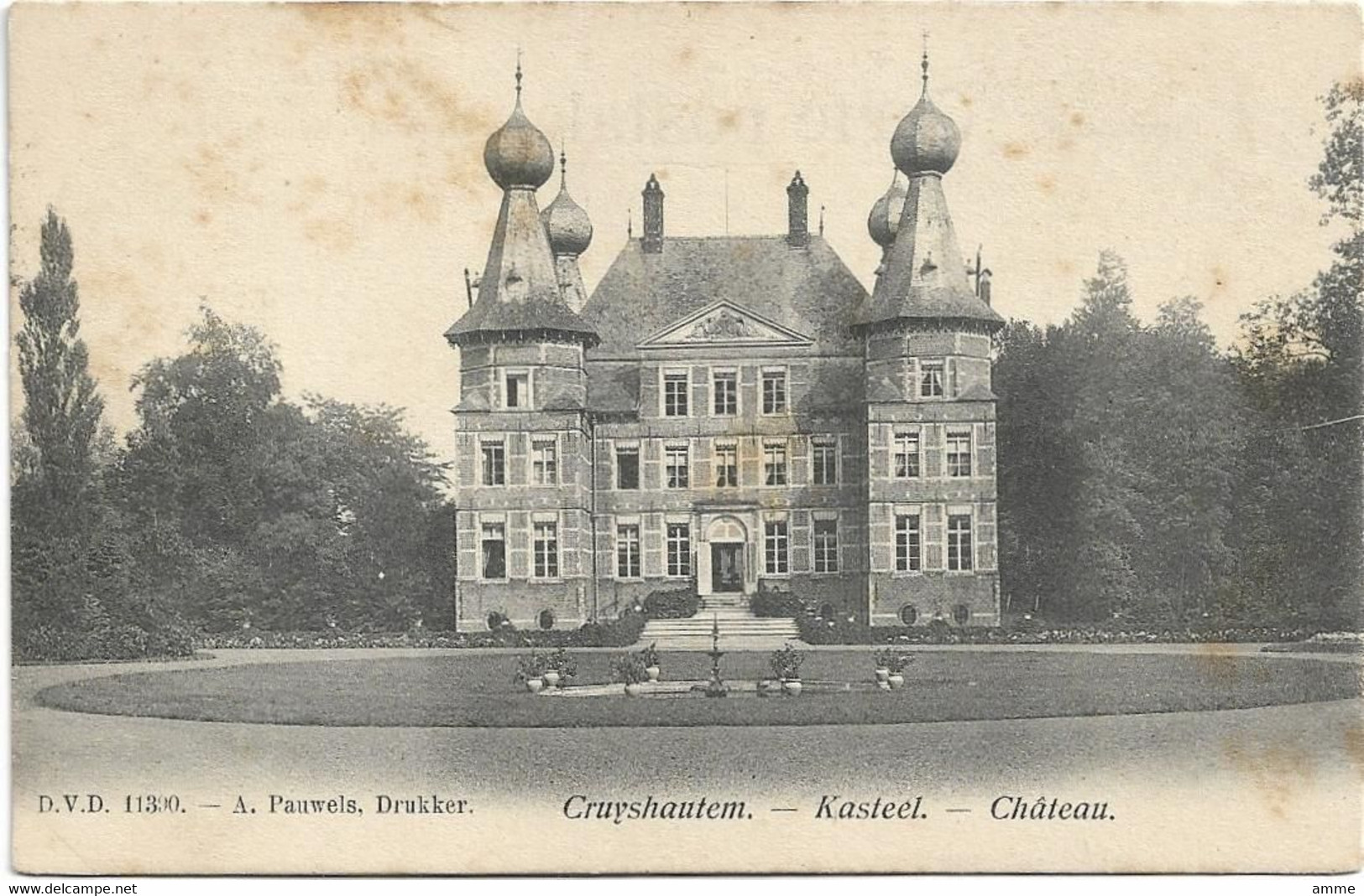 Cruyshautem - Kruishoutem   *  Kasteel - Chateau  (DVD, 11390) - Kruishoutem