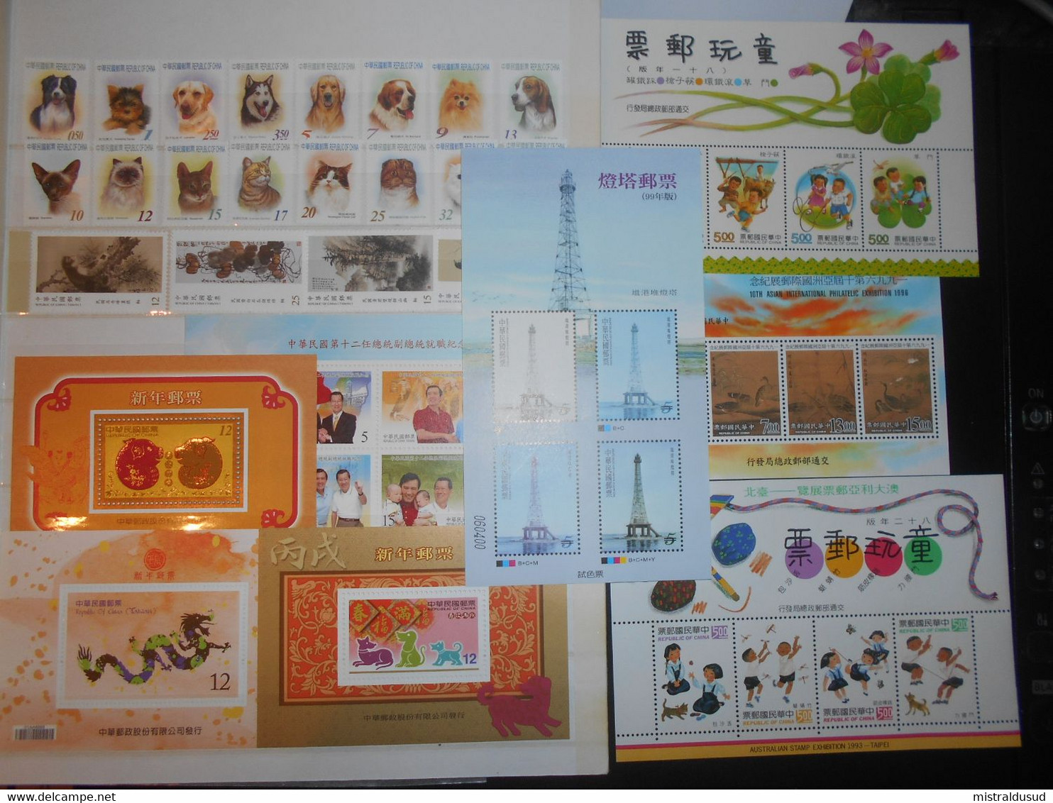 Collection , Taiwan 20 Timbres 8 Blocs Neufs - Sammlungen (ohne Album)